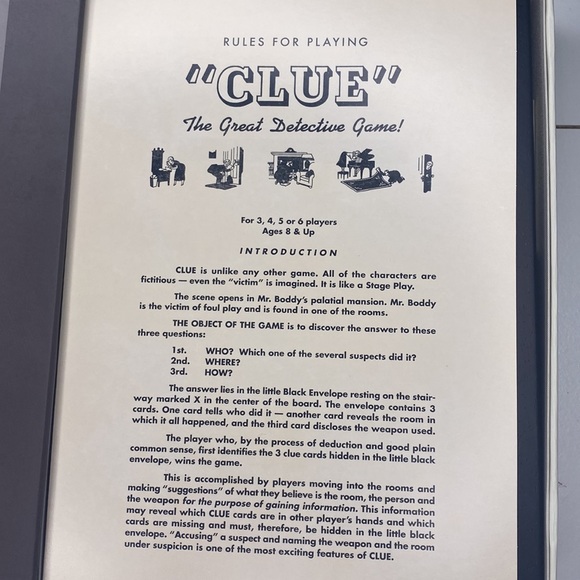 Clue, Vintage, Bookshelf Edition from Smithsonian - Picture 6 of 13